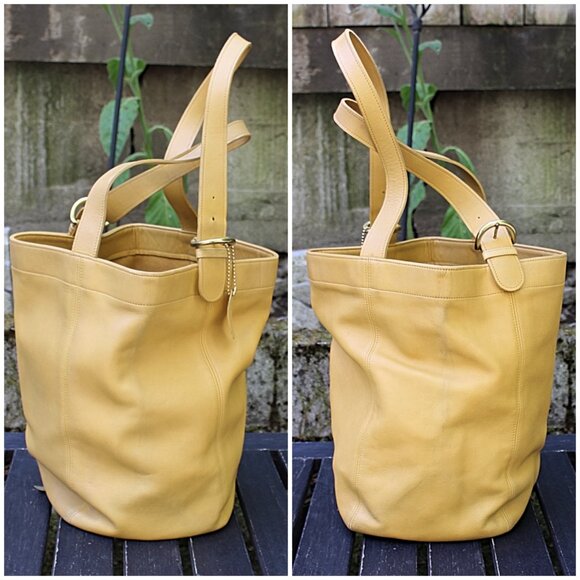 Coach Vintage - Soho Duffle Sac (Weekender) 4082 in Banana, Costa Rica 90s - Picture 5 of 13